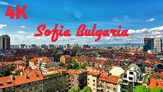 Walking the streets of Sofia, Bulgaria | 4K |