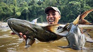 Vượt Thác Dữ Đi Sâu Vào Rừng Săn Tìm Thủy Qoái Sông Đồng Nai | Big fish in the forest