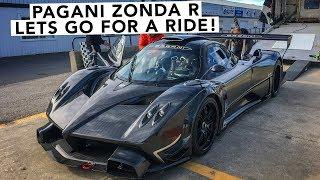 All-Carbon Pagani Zonda R Hyper Car Walk Around & Hot Lap