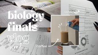 studying last minute for my biology finals | lofi and asmr | needie