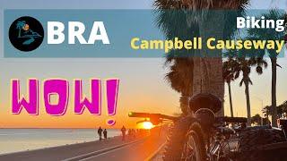 Biking the Courtney Campbell Causeway