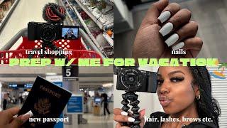 Prep W/ Me For VACATION | Nails, Wax, Lashes, Boho Braids, Shopping, Etc.