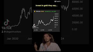 Told to Buy Gold , Bought Bitcoin Instead! #Crypto #Bitcoin #HODL #SmartInvesting