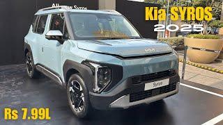 Finally New Kia Syros 2025 is here  Best in Segment features | Bye Bye Xuv3XO