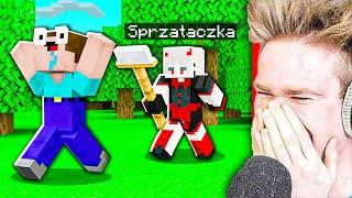 SPRZĄTACZKA *PRANK* na WIDZU XD | Minecraft Extreme