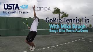 USTA Florida GoPro Tennis Tip - Serving Shoulder