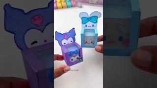 sanrio cube squishy  #diy #craft #miniature #shots #youtubeshorts #love #art