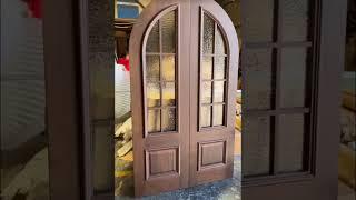 Beautiful arched glass door #furniture #doorfactory #homedecor