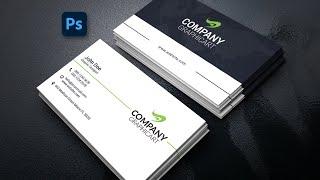 Visiting Card Design in Adobe Photoshop