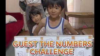 Guest the numbers challenge by:Japinoy family tv