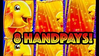 ONLY JACKPOTS! All my Handpays on Goldfish Slot!