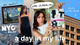 VLOG: hospital visits, junk journaling & nyc with my bf recap