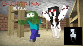MONSTER MOBS SLENDRINA THE CELLAR 1 ESCAPE CHALLENGE WITH GRANNY MINECRAFT ANIMATION