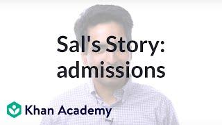 Sal Khan's story: College admissions