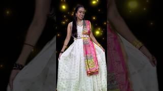 Part-3 Navrathri Dupatta Draping#shorts #fashion #scarfhack #styli-fitwithdee24