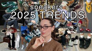 THE TOP SNEAKER & TRAINER TRENDS 2025 -What sneakers to wear for Spring/Easy wearable trainer trends