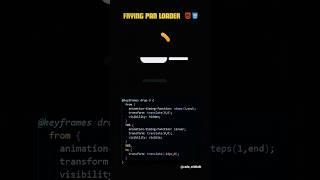 Frying Pan Loader using CSS‍ #coding #programming #csstricks #cssanimation #js #html #css #loader