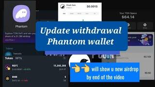 Withdraw Finch Coin to Phantom wallet  |  #finch #phantom