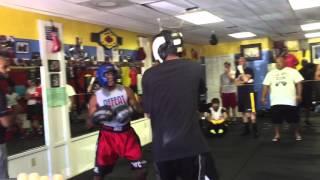 Dorian Quintin & Izzy  sparring Elite boxing Oviedo