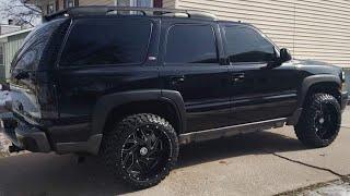 22x12s on 2005 z71 tahoe with leveling kit