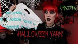 HALLOWEEN YARN UNBOXING ~ HOBBII YARN