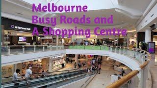 Green and busy roads to Eastland Shopping Centre in Melbourne