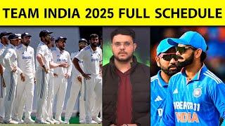 TEAM INDIA 2025 FULL SCHEDULE: Champions Trohpy से Asia Cup, कहां कहां भिड़ेगा भारत | Sports Tak