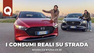 2.5L ASPIRATO su CX-30 e Mazda3: il CONFRONTO definitivo: QUALE CONSUMA DI PIÙ?