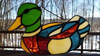 Duck Pattern For Stained Glass and Create a Suncatcher