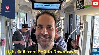 How to Take Valley Metro Light Rail from Sky Harbor International Airport to Downtown Phoenix for $2