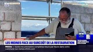 Les moines de l'abbaye de Lérins ont besoin d'argent pour restaurer la tour Saint-Honorat