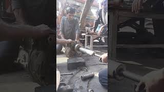 eicher 2110 gear bearing open with pullar process working #eicher #eichermotor #motivation #video