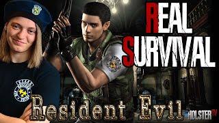  LIVE | RESIDENT EVIL 1: REMAKE | REAL SURVIVAL Mode | CHRIS SCENARIO | (#1)