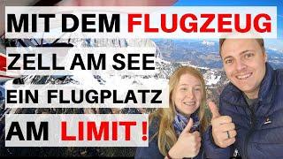 Zell am See Flugplatz: Wir fliegen mit unserer C42 über die Berge das erste mal ins Ausland