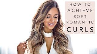 HOW TO ACHIEVE SOFT ROMANTIC CURLS | Mia Mia Mine