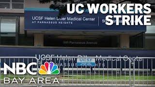 40,000 UC workers launch 2-day strike at hospitals, campuses