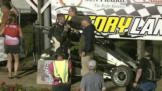 WHAT A FINISH! Unbelievable finish at the Badger Midget Series Fredenberg 50 in Sun Prairie, WI!