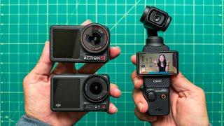 DJI Pocket 3 vs Osmo Action 5 Pro - Best Vlogging Camera?