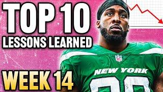 Top 10 Takeaways You NEED to Know BEFORE Week 14 Fantasy Football