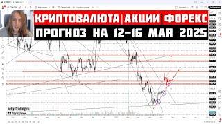 Прогноз Криптовалюты, Акций, Форекс на 12  - 16 мая 2025