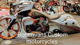 Výstava upravených, a přestavěných motocyklů -  Bohemians Custom motorcycles Praha PVA Expo 03/2023