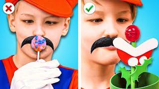 Must-Try Parenting Tips By SUPER MARIO! Crazy Hacks and Gadgets that Work @KaboomOriginal