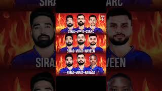 Your 3 Choice ipl 2025 team  #cricketshorts #ipl #youtube #viratkohli #siraj #starc #indvsaus #mi