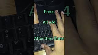 Computer shut down shortcut key / Shutdown computer shortcut key  #shorts #viral #shortsvideo