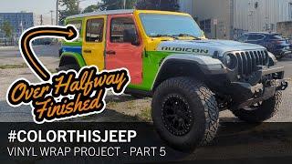 ColorThisJeep Part 5: Wrapping Rear Fenders, Windshield & New Voting Poll