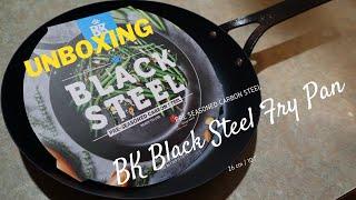 Black Steel Fry Pan