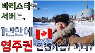 #46 캐나다 이민, 1년 안에 서버로 영주권 신청 가능한 비숙련직이민 전격 해석