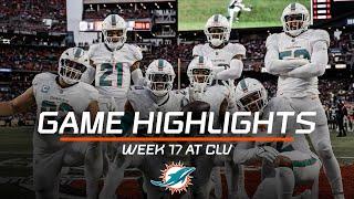 Miami Dolphins Highlights vs. Cleveland Browns | 2024 Regular Season Week 17