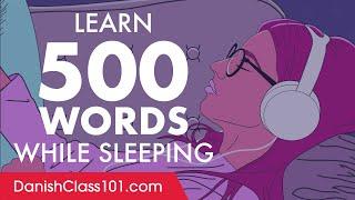 Danish Conversation: Learn while you Sleep with 500 words