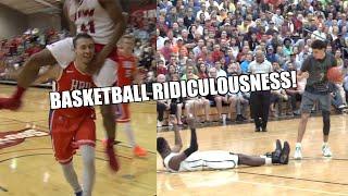 BASKETBALL RIDICULOUSNESS!! The Wildest Plays in HS Basketball!